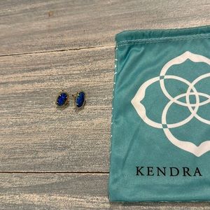 Kendra Scott Iridescent Blue earrings